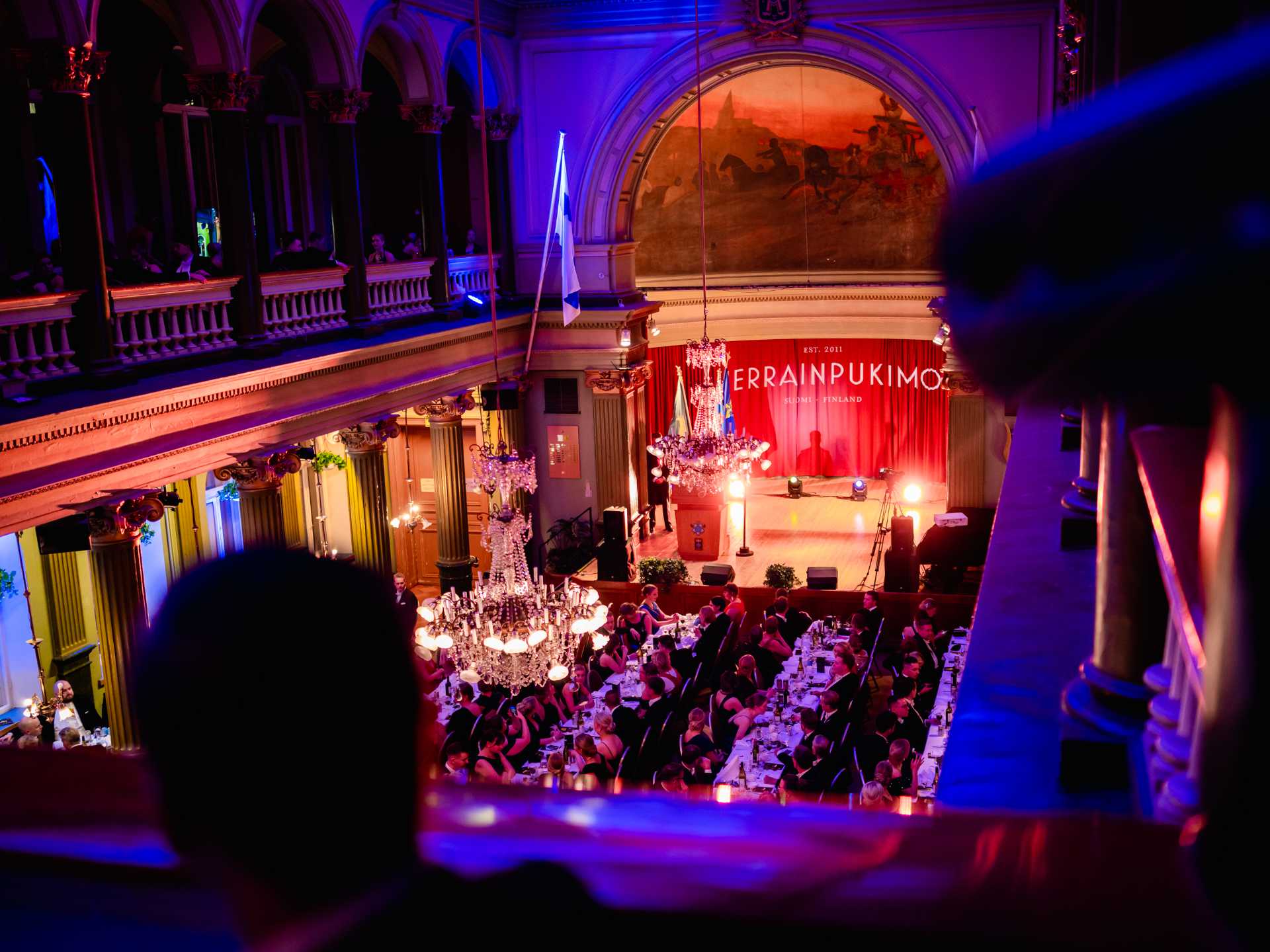 Tekniikkatoimittaja yritystapahtumassa